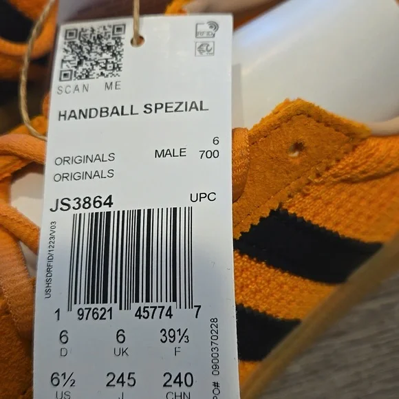 Mens Size 6.5/womens 8 Adidas Handball Spezial Size Sku-JS386 NWT - Picture 2 of 4
